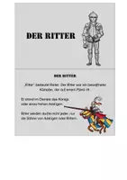 Vorschau - Arbeitsblätter - Der Ritter - Infokarten & Arbeitsblatt - Seite 2
