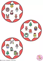 Vista previa - Juegos / Gamificación - CHRISTMAS- CAN YOU FIND THE SAME? GAME (31 CARDS) - página 3