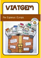 Vista previa - Unidades / Secuencias / Situaciones de Aprendizaje - Viajamos por España y Europa / Viatgem / Catalán - Portada