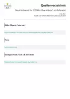 Vorschau - Arbeitsblätter - Should we boycott the 2022 Word Cup in Qatar? - ein Rollenspiel - Deckblatt