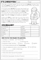 Vorschau - Arbeitsblätter - It's Christmas! - Reading Comprehension (für die 4./5. Schulstufe) - Seite 2