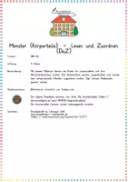 Vorschau - Anderer Materialtyp - Monster (Körperteile) - Lesen und Zuordnen (DaZ) - Seite 1