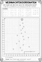 Vorschau - Arbeitsblätter - WEIHNACHTS-KOORDINATEN - 4 Arbeitsblätter (differenziert) - Seite 3
