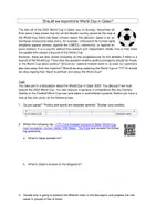 Vorschau - Arbeitsblätter - Should we boycott the 2022 Word Cup in Qatar? - ein Rollenspiel - Seite 3