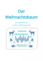 Vorschau - Text - Der Weihnachtsbaum - Gedicht zur Advents- & Weihnachtszeit - Deckblatt