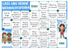 Aperçu - Jeux - Lass uns reden! Weihnachtsferien Deutsch je allemand - Page 1