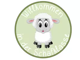 Vorschau - Bildkarten - Türschilder Schafklasse #Klassentier - Seite 1