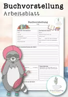 Vorschau - Arbeitsblätter - Buchvorstellung Arbeitsblatt FrauCuppaTea - Deckblatt