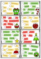 Vorschau - Arbeitsblätter - CHRISTMAS - Jumbled Sentences (Task Cards / Aufgabenkarten) - Seite 3