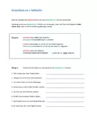 Vorschau - Arbeitsblätter - B1 / B2 Grammatik: brauchen zu + Infinitiv - Deckblatt