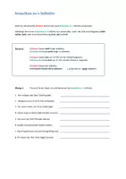 Vorschau - Arbeitsblätter - B1 / B2 Grammatik: brauchen zu + Infinitiv - Seite 3