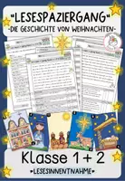 Vorschau - Arbeitsblätter - Lesespaziergang "Die Geschichte von Weihnachten" I KL. 1+2 - Deckblatt