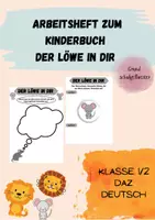 Vorschau - Arbeitsblätter - Arbeitsheft - Der Löwe in dir - Deutsch - Deckblatt