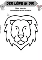 Vorschau - Arbeitsblätter - Arbeitsheft - Der Löwe in dir - Deutsch - Seite 1