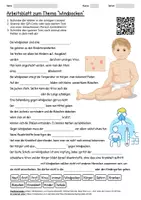 Vorschau - Arbeitsblätter - Arbeitsblatt "Windpocken" + Onlineübung & MP3 + Infografik - Deckblatt