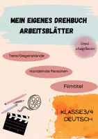 Vorschau - Arbeitsblätter - Materialpaket - Mein eigenes Drehbuch - Deckblatt