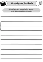 Vorschau - Arbeitsblätter - Mein eigenes Drehbuch - Deutsch - Seite 3