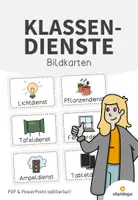 Vorschau - Bildkarten - Klassendienste: 50+ Bildkarten für deinen Unterricht - Deckblatt