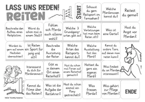 Vorschau - Spiele - Reiten / Pferdesport Deutsch Sprechanlässe Spiel - Seite 2