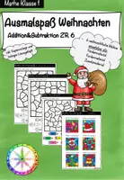 Vorschau - Arbeitsblätter - Ausmalspaß - Addition/Subtraktion ZR 6 - Deckblatt