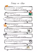 Vorschau - Poster - frases en clase (con y sin tradución) - Deckblatt