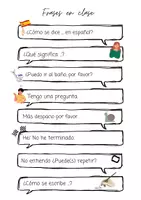 Vorschau - Poster - frases en clase (con y sin tradución) - Seite 2
