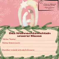 Vorschau - Mal- und Bastelvorlagen - Weihnachtswichteln - Deckblatt