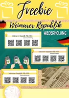 Vorschau - Videos - QR-Code Wiederholung: Weimarer Republik - Deckblatt