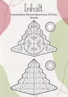 Vorschau - Mal- und Bastelvorlagen - Bastelprojekt: Weihnachtsbaum/ Weihnachtswald - Seite 1
