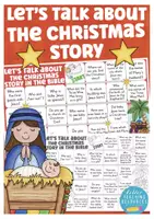 Aperçu - Jeux - Let's talk about the Christmas Story English anglais - Page de couverture