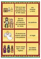 Aperçu - Jeux - la historia de Navidad (Noël) Espagnol jeu de mémoire - Page 2