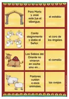 Aperçu - Jeux - la historia de Navidad (Noël) Espagnol jeu de mémoire - Page 3