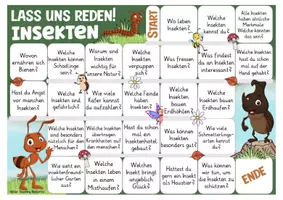 Vorschau - Spiele - Insekten Sachunterricht Lass uns reden! Spiel - Seite 1