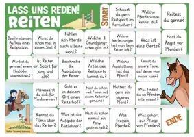 Vista previa - Unidades / Secuencias / Situaciones de Aprendizaje - Reiten Spiel Deutsch juego alemán (Sport) - página 1