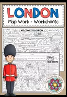 Vista previa - Hojas de trabajo - LONDON SIGHTS - Worksheet (Map Work + Giving Directions) - Portada