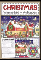 Vorschau - Arbeitsblätter - CHRISTMAS - Wimmelbild + Aufgaben (Englisch 3.-5. Schulstufe) - Deckblatt