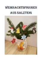 Vorschau - Stationenlernen - Weihnachtsfiguren / Weihnachtsanhänger aus Salzteig - Deckblatt