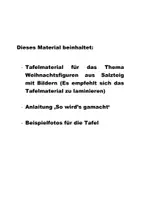 Vorschau - Stationenlernen - Weihnachtsfiguren / Weihnachtsanhänger aus Salzteig - Seite 1