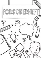 Vorschau - Mal- und Bastelvorlagen - Deckblatt - FORSCHERHEFT - Seite 2