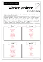 Vorschau - Arbeitsblätter - GEGENSTANDSBESCHREIBUNG - Wörter ordnen - Seite 3