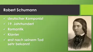 Vorschau - Präsentationen/Tafelbilder - Robert Schumann (Präsentation und H5P) - Seite 1