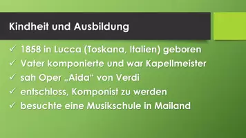 Vorschau - Präsentationen/Tafelbilder - Giacomo Puccini (Präsentation und H5P) - Seite 2