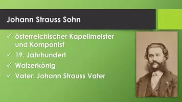 Vorschau - Präsentationen/Tafelbilder - Johann Strauss Sohn (Präsentation und H5P) - Seite 1