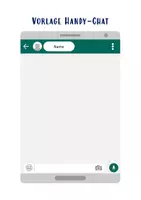 Vorschau - Mal- und Bastelvorlagen - Editierbare Handy-Chat-Vorlage/ Messenger-Vorlage (fachübergreifend) - Seite 3