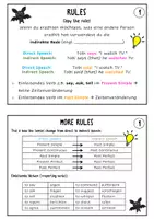 Vorschau - Stationenlernen - Reported Speech / Indirect Speech Stationenlernen / Lerntheke - Seite 3