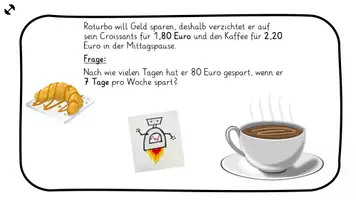 Vorschau - Fördermaterial/Inklusion - Sachaufgabe Roturbo will Geld sparen + Tippkarten - Seite 3