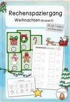 Vorschau - Arbeitsblätter - Rechenspaziergang - Weihnachten (ZR 100, Klasse 2) - Deckblatt