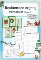 Vorschau - Arbeitsblätter - Rechenspaziergang - Weihnachten (ZR 10, Klasse 1) - Deckblatt