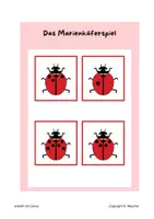 Vorschau - Spiele - Marienkäfer Spiel zur simultanen Mengenerfassung - Deckblatt