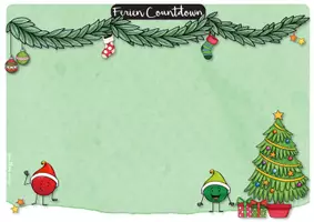 Vorschau - Poster - Ferien Countdown "Weihnachten" Klassenplakat mit Ziffernkärtchen - Seite 3